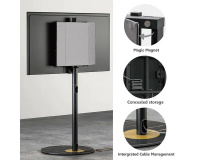 Підлогова стійка під ТВ Fitueyes Master Series 32-60 (F02M1442B-UK) Black 3 – techzone.com.ua Підлогова стійка під ТВ Fitueyes Master Series 32-60 (F02M1442B-UK) Black 3 – techzone.com.ua