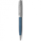 Ручка кулькова Parker SONNET Metal & Blue Lacquer CT BP 68 432