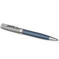 Ручка шариковая Parker SONNET Metal & Blue Lacquer CT BP 68 432 2 – techzone.com.ua