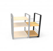 Підставка для техніки Norstone Loft Side Bamboo 1 – techzone.com.ua