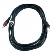 ROCKCABLE RCL20902 D4 Patch Cable - 2 x RCA to TRS MiniJack (1.5m)
