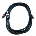 ROCKCABLE RCL20902 D4 Patch Cable - 2 x RCA to TRS MiniJack (1.5m) 1 – techzone.com.ua