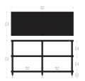 Стійка Hi-Fi Audio & TV Solidsteel S4-3 Black 2 – techzone.com.ua