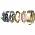 Навушники з мікрофоном Knowledge Zenith KZ Audio DQ6 Gray Mic 4 – techzone.com.ua