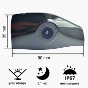 Камера переднього виду C8188W ширококутна (Toyota Camry highlander 2018) 4 – techzone.com.ua Камера переднього виду C8188W ширококутна (Toyota Camry highlander 2018) 4 – techzone.com.ua