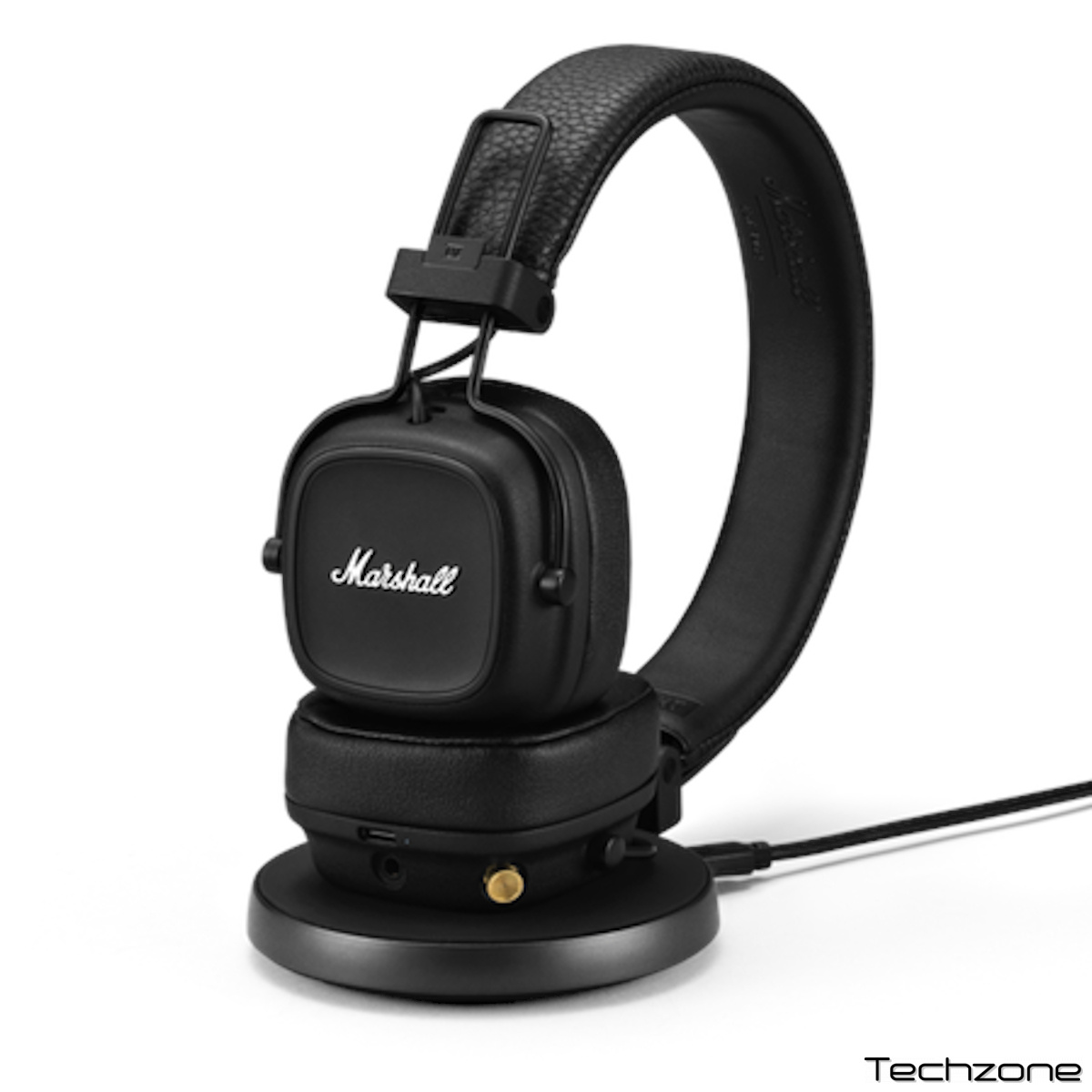 Навушники з мікрофоном Marshall Major IV Black (1005773) 2 – techzone.com.ua