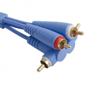 Кабель UDG Set RCA Straight-RCA Angled Blue 3m (U97005LB) 1 – techzone.com.ua