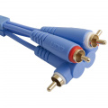Кабель UDG Set RCA Straight-RCA Angled Blue 3m (U97005LB) 1 – techzone.com.ua