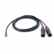 Кабель з конекторами ABCCABLS MA721L3 USB-C-2xXLR male 3m