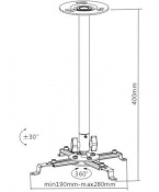 Крепление для проектора Sunne PRO10 Silver 2 – techzone.com.ua Крепление для проектора Sunne PRO10 Silver 2 – techzone.com.ua