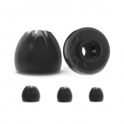 Амбушюри Knowledge Zenith Silicone eartips Black (3 pairs)