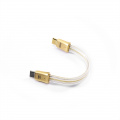 Кабель USB DD HiFi TC19CC Gold (Comet Gold) - 10cm 1 – techzone.com.ua