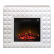 Електрокамін ArtiFlame Diamond AF23S білий 1 – techzone.com.ua