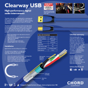 Цифровий кабель Chord Clearway USB A-B 0.75m 5 – techzone.com.ua