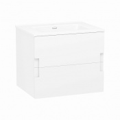 IMPRESE KARLOV комплект мебели 80см, белый тумба подвесная 2 ящика + умывальник мебельный арт i11042D u08507603FJ