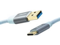 Кабель SUPRA USB 3.2 A-C BLUE 3M (1001909926) 1 – techzone.com.ua