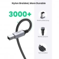Кабель для принтера UGREEN US369 USB-A 2.0 - USB-B 2.0 Cable Braided, 2m Black 80803 4 – techzone.com.ua