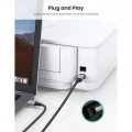 Кабель для принтера UGREEN US369 USB-A 2.0 - USB-B 2.0 Cable Braided, 2m Black 80803 5 – techzone.com.ua