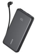Зовнішній акумулятор (павербанк) Anker 10000mAh 22.5W Built-In USB-C Cable Black (A110DH11) 2 – techzone.com.ua