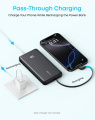 Зовнішній акумулятор (павербанк) Anker 10000mAh 22.5W Built-In USB-C Cable Black (A110DH11) 4 – techzone.com.ua