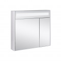 Зеркальный шкаф подвесной Qtap Robin 800х730х145 White с LED-подсветкой QT1377ZP8001W 1 – techzone.com.ua
