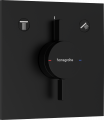 HANSGROHE DUO TURN E смеситель для 2 пользователей, СМ, цвет черный матовый 75417670 1 – techzone.com.ua