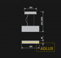 Потолочный светильник ADLUX Forest FC-30 4 – techzone.com.ua