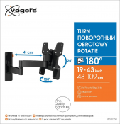 Крепёж настенный Vogels W53060 Black 5 – techzone.com.ua Крепёж настенный Vogels W53060 Black 5 – techzone.com.ua