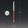 Ручка шариковая Parker SONNET Essentials Metal & Orange Lacquer CT BP 83 032 3 – techzone.com.ua