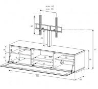 Підлогова тумба SONOROUS STA 161I-WHT-WHT-BS 4 – techzone.com.ua Підлогова тумба SONOROUS STA 161I-WHT-WHT-BS 4 – techzone.com.ua