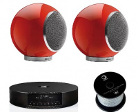 Акустика Elipson Music Center Bluetooth HD + 2 x Planet L Red + 10м кабель
