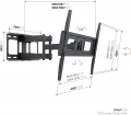 Настінне кріплення для телевізора Vogels UP 6053 Full-Motion (8460530) L 3 – techzone.com.ua