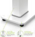 Стійки для акустики Kanto SX22 White 4 – techzone.com.ua