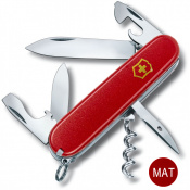 Складной нож Victorinox SPARTAN MAT красный матовый лак с желт.лого 1.3603.M0008p
