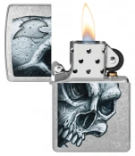 Запальничка Zippo 207 Skull & Flame (46587) 3 – techzone.com.ua Запальничка Zippo 207 Skull & Flame (46587) 3 – techzone.com.ua