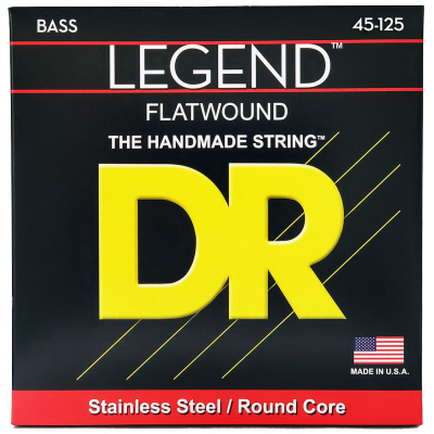 DR Strings LEGEND Flatwound Bass - Medium 5-String (45-125) – techzone.com.ua