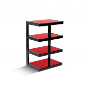 Підставка для AV апаратури Norstone Esse Hifi Black-Red (NORESSBHIFRD) 1 – techzone.com.ua