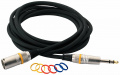 ROCKCABLE RCL30383 D6M BA - Microphone Cable - XLR (m) / TRS Jack (3m) 3 – techzone.com.ua