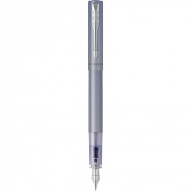Ручка перьевая Parker VECTOR XL Metallic Silver Blue CT FP M 06 112