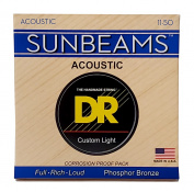 DR Strings SUNBEAM Acoustic Phosphor Bronze - Custom Light (11-50)