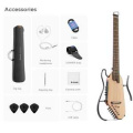 Donner Music HUSH-Ⅰ Pro Silent Guitar Natural Spruce EC6866 5 – techzone.com.ua