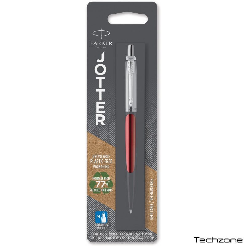 Ручка кулькова Parker JOTTER Kensington Red CT BP блістер 16 436 1 – techzone.com.ua
