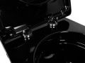 Чаша подвесного унитаза NEWARC Modern Rimless с сиденьем 3823B-M черный матовый 5 – techzone.com.ua