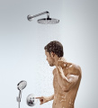 HANSGROHE Shower Select S Набор для душа, вкл. термостат (наружная часть)+ IBOX universal скрытая часть для смесителя (В ПОДАРОК) 15743000+01800180 2 – techzone.com.ua