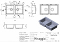 Кухонная мойка Miraggio Westeros Sand 5 – techzone.com.ua