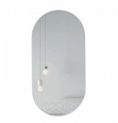Qtap Scorpio зеркало настенное овальное LED выключатель настенный 500х900 мм QT14783001W