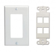 Мультимедиа розетка SCP 204D-WT 4 PORT DECORATOR STYLE WALL PLATE INSERT - WHITE 2 – techzone.com.ua Мультимедиа розетка SCP 204D-WT 4 PORT DECORATOR STYLE WALL PLATE INSERT - WHITE 2 – techzone.com.ua