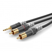 Кабель Sommer cable HBA-3SC2-0150, Mini jack - 2 x RCA HICON