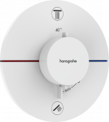 HANSGROHE SHOWER SELECT COMFORT S термостат для 2х потребителей, СМ, цвет белый матовый 15554700