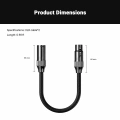Кабель Fosi Audio XLR 0.3m (пара) 7 – techzone.com.ua